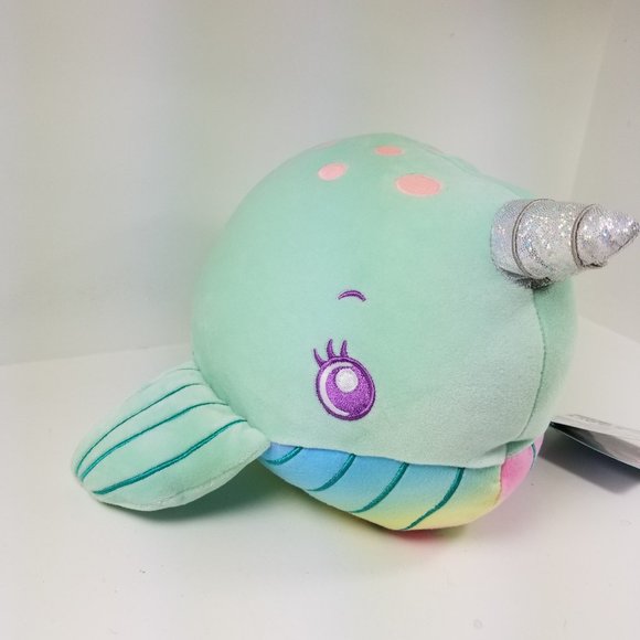DREAM BEAMS - Nickie the Narwhal Plush Toy (7.5"/18cm), Huggable Cuddly Companio - Picture 4 of 14
